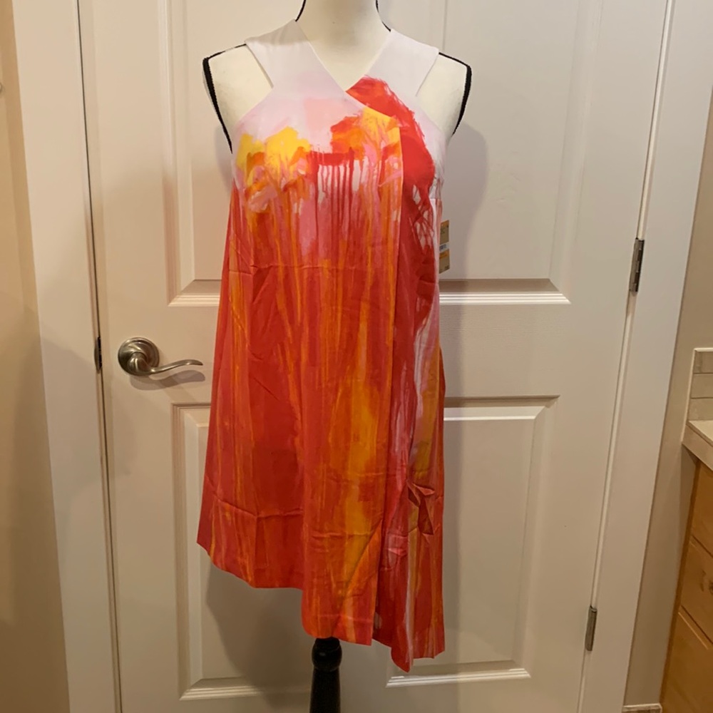Coral Combo Dress